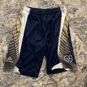 Adidas Notre Dame Large Basketball Shorts